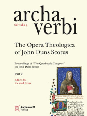 On 8 November 1308, the great Franciscan scholastic thinker, John Duns Scotus, died and was buried in the friars' convent in Cologne. Building upon the intellectual heritage of his Franciscan predecessors in Paris, Alexander of Hales and Bonavetnrue of Bagnoregio, Scotus extended this peculiarly Franciscan approach to the philosophical and theological traditions of western Christianity in new and bold directions with unique emphases and implications. These ramifications bevame the foundation for an important alternate current of philosophical thought known through history as Scotism. On the occasion of the 700th anniversary of the death of John Duns Scotus, international scholars from around the world gathered together to celebrate in a comprehensive manner the life, work and intellectual legacy of the Subtle Doctor. This gathering took on the form of a Quadruple Congress, comprising four conferences, treating four different themes, associated with the intellectual journey and legacy of Scotus, namely Oxford, Cologne-Bonn, Strasbourg and the Franciscan Institute at St. Bonaventure University, New York. The corresponding four volumes represent the current state of international Scotus scholarship and will remain an invaluable tool for years to come.