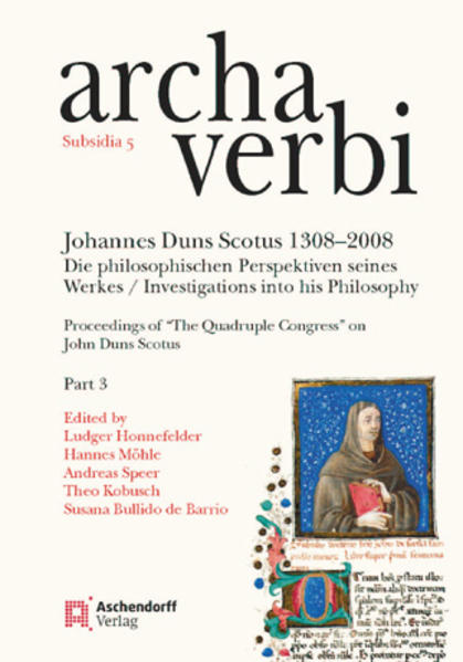 On 8 November 1308, the great Franciscan scholastic thinker, John Duns Scotus, died and was buried in the friars' convent in Cologne. Building upon the intellectual heritage of his Franciscan predecessors in Paris, Alexander of Hales and Bonavetnrue of Bagnoregio, Scotus extended this peculiarly Franciscan approach to the philosophical and theological traditions of western Christianity in new and bold directions with unique emphases and implications. These ramifications bevame the foundation for an important alternate current of philosophical thought known through history as Scotism. On the occasion of the 700th anniversary of the death of John Duns Scotus, international scholars from around the world gathered together to celebrate in a comprehensive manner the life, work and intellectual legacy of the Subtle Doctor. This gathering took on the form of a Quadruple Congress, comprising four conferences, treating four different themes, associated with the intellectual journey and legacy of Scotus, namely Oxford, Cologne-Bonn, Strasbourg and the Franciscan Institute at St. Bonaventure University, New York. The corresponding four volumes represent the current state of international Scotus scholarship and will remain an invaluable tool for years to come.