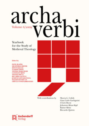 Das Jahrbuch der Internationalen Gesellschaft für Theologische Mediävistik »Archa Verbi« bietet einen Publikationsort für Artikel aus allen Teilbereichen der Theologischen Mediävistik, also nicht allein der theologischen Systematik, sondern ebenso der Kanonistik, der Liturgiewissenschaft, der Spiritualitäts- und Frömmigkeitsgeschichte, der Kirchen-, wie der Kunstgeschichte und weiterer Disziplinen und ist bewußt interdisziplinär ausgerichtet. Veröffentlicht werden Artikel in Deutsch, Englisch, Französisch, Italienisch und Spanisch. Auch kürzere Texteditionen, Handschriftenrepertorien und andere Quellenuntersuchungen werden publiziert. Aufgrund der Verfaßtheit der mittelalterlichen Gesellschaften sind Fragen der Theologiegeschichte zentral für jedes Bemühen um ein vertieftes Verständnis dieser Epoche und ihres Selbst-, Welt- und Gottesverständnisses. Ein breit angelegter und chronologisch geordneter Rezensionsteil stellt wichtige Veröffentlichungen vor, die für die Forschung im Bereich der theologischen Mediävistik von Bedeutung ist.