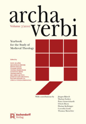 Das Jahrbuch der Internationalen Gesellschaft für Theologische Mediävistik »Archa Verbi« bietet einen Publikationsort für Artikel aus allen Teilbereichen der Theologischen Mediävistik, also nicht allein der theologischen Systematik, sondern ebenso der Kanonistik, der Liturgiewissenschaft, der Spiritualitäts- und Frömmigkeitsgeschichte, der Kirchen-, wie der Kunstgeschichte und weiterer Disziplinen und ist bewußt interdisziplinär ausgerichtet. Veröffentlicht werden Artikel in Deutsch, Englisch, Französisch, Italienisch und Spanisch. Auch kürzere Texteditionen, Handschriftenrepertorien und andere Quellenuntersuchungen werden publiziert. Aufgrund der Verfaßtheit der mittelalterlichen Gesellschaften sind Fragen der Theologiegeschichte zentral für jedes Bemühen um ein vertieftes Verständnis dieser Epoche und ihres Selbst-, Welt- und Gottesverständnisses. Ein breit angelegter und chronologisch geordneter Rezensionsteil stellt wichtige Veröffentlichungen vor, die für die Forschung im Bereich der theologischen Mediävistik von Bedeutung ist.