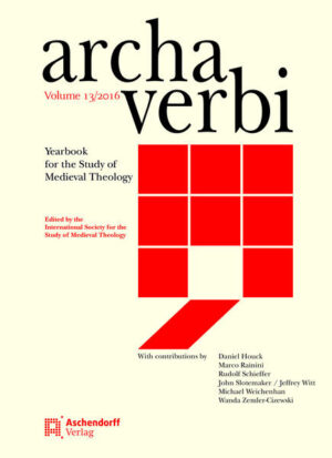 The yearbook Archa Verbi as well as the book series Archa Verbi. Subsidia are published by the International Society for the Study of Medieval Theology (IGTM). Languages of publications are English, French, German, Italian and Spanish. Archa Verbi accepts articles and text editions which fall within the scope of the Society’s objectives and thematic purpose. The Archa Verbi. Subsidia book series publishes monographs and conference proceedings originating from the wider area of the study of medieval theology. Manuscripts submitted to Archa Verbi undergo a double-blind peer review. Two senior scholars selected by the „scriptores“ evaluate the quality of the research and make recommendations concerning the study’s suitability for publication. On the basis of the peer reviews the „scriptores“, together with the „coetus editionis“, render a decision concerning the publication of the manuscript. Authors will be notified of the decision and-where applicable-of the evaluator’s recommendations and criticisms. If a manuscript is rejected, we strongly encourage resubmission of the article after careful revision, since each resubmission will be examined independent of the original review process. The review section of the yearbook discusses new books from the field of medieval theology and from those associated fields of study relevant to medieval theology. These associated disciplines are, in particular, Church History, History of Exegesis, History of Theology, History of Philosophy, History of Canon Law, and Art History, that are considered relevant insofar as they advance the study and knowledge of medieval theology.