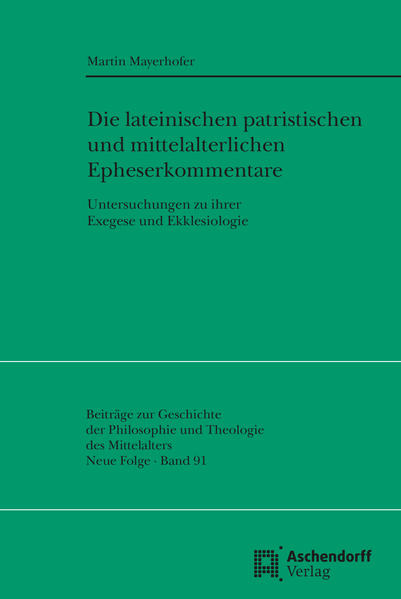 Welche Rolle spielt das Corpus Paulinum in der patristischen und mittelalterlichen Auslegungsgeschichte? Wie ist seine Exegese? Welche Ekklesiologie lässt sich aus den Epheserkommentaren erheben? Die Paulusexegese gliedert sich in vier Epochen: Spätantike Literalexegese, karolingische Kompilation, das facettenreiche 11./12. Jh., die universitäre Exegese. Eine Detailanalyse untersucht 22 Epheserkommentare hinsichtlich Stil, Wirkungsgeschichte und Themenschwerpunkte. Die Kirche wird als dynamische Wirklichkeit gezeigt, erst die Ewigkeit vollendet sie. Die Nachverfolgung von Eph 5,27 in Briefen, Streitschriften u.a. belegt die kirchengeschichtliche Relevanz der Exegese.