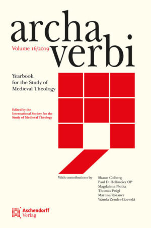 The yearbook Archa Verbi as well as the book series Archa Verbi. Subsidia are published by the International Society for the Study of Medieval Theology (IGTM). Languages of publications are English, French, German, Italian and Spanish. Archa Verbi accepts articles and text editions which fall within the scope of the Society’s objectives and thematic purpose. The Archa Verbi. Subsidia book series publishes monographs and conference proceedings originating from the wider area of the study of medieval theology. Manuscripts submitted to Archa Verbi undergo a double-blind peer review. Two senior scholars selected by the „scriptores“ evaluate the quality of the research and make recommendations concerning the study’s suitability for publication. On the basis of the peer reviews the „scriptores“, together with the „coetus editionis“, render a decision concerning the publication of the manuscript. Authors will be notified of the decision and-where applicable-of the evaluator’s recommendations and criticisms. If a manuscript is rejected, we strongly encourage resubmission of the article after careful revision, since each resubmission will be examined independent of the original review process. The review section of the yearbook discusses new books from the field of medieval theology and from those associated fields of study relevant to medieval theology. These associated disciplines are, in particular, Church History, History of Exegesis, History of Theology, History of Philosophy, History of Canon Law, and Art History, that are considered relevant insofar as they advance the study and knowledge of medieval theology.
