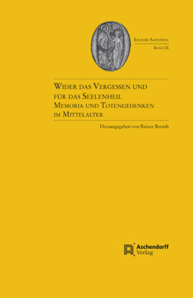 Im Rahmen seiner Arbeiten an der kritischen Ausgabe des Totenverzeichnisses der Pariser Abtei Saint-Victor hat das Institut eine Tagung zur Memorialpraxis im Mittelalter ausgerichtet, deren Ergebnisse dieser Band nun vorlegt. Die Beiträge stammen von A. Angenendt, J. Bärsch, R. Berndt, J. Dufour, R. Groß, J. Gummlich-Wagner, N. Jaspert, H.-W. Jüngling, G. Melville, K. Militzer, H. Nakamura, A. Radziminski, S. Scholz, M. Seifert, St. Wahle. In der Einleitung („Biblisch-theologische Grundlinien mittelalterlicher Memorialkultur“) stellt der Hrg. den Befund der Vulgata dar als Ausgangspunkt dafür, geschichtliche Gedächtnisformen zu beschreiben und zu interpretieren.