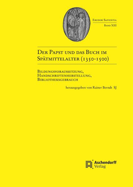 Der hier seiner Leserschaft übergebene Band umfaßt in vier Sektionen die Ergebnisse unseres Projektes über Voraussetzungen und Wirklichkeit eines „Gebildeten Papsttums” im späten Mittelalter. Während die drei ersten Sektionen die zur Veröffentlichung eingereichten Vorträge unserer Mainzer Tagung „Der Papst und das Buch” versammeln, bietet dieser Band in der vierten Sektion die Beschreibung der kanonistischen Handschriften aus diesem Projekt. Die von A. Löffler erstellten Handschriftenbeschreibungen stehen zwar pragmatisch an letzter Position