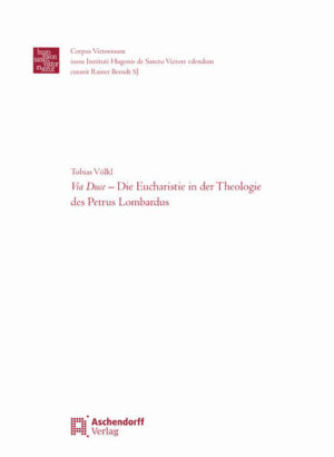Peter Lombard’s Sentences reveal, in the context of the theological discussions of the first half of the twelfth century, the original contribution of their author, developed in the path of his life and education from Novara to Paris. The present volume examines this work with regard to the doctrine of the Eucharist. Its theological presentation is carried out against the background of Peter Lombard’s whole project in comparison with contemporary authors. The philosophical foundations of his thought are also considered. This opens up new approaches to the entire Sentences. Specifically, it is shown that Peter Lombard does not frame the Eucharist in an abstract doctrine of transubstantiation, but rather connects questions of the Eucharistic presence and the conversion of the gifts in an original way with the dynamic of salvation history. In all that, the Master of the Sentences preserves the meaning of theology as an existential search for the final goal of human existence. This also echoes the practice of scholarship in the abbey school of Saint Victor, and thus the first steps of Peter Lombard in Paris.