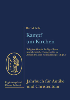 Die beiden Städte Alexandria und Konstantinopel wurden im 4. Jh. n. Chr.-wie viele andere Metropolen des Römischen Reiches-von tiefgreifenden Unruhen erschüttert. Rivalisierende christliche Gruppen stritten um das lokale Machtgefüge, insbesondere um den Besitz der neu entstehenden christlichen Topographie. Diese gewaltsamen Auseinandersetzungen, etwa um die Apostelkirche, die Hagia Eirene, die Theonaskirche oder die Kirche im Kaisareion, hatten Auswirkungen auf viele Bereiche des städtischen Lebens. Denn die Gebetshäuser, die Konflikte und die Städte selbst begannen sich zu verändern, wo immer ,Kampf‘ und ,Kirche‘ aufeinanderstießen. Die vorliegende Studie widmet sich dem ,Kampf um Kirchen‘ und seinen Folgen: der zunehmenden Christianisierung der Städte, der Sakralisierung von Kirchengebäuden und einer neuen Form von religiöser Gewalt.