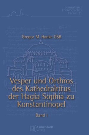 Vesper und Orthros, Abend- und Morgenlob, bilden den Grundstock des alltäglichen Gottesdienstes in Bischofskirchen und Gemeinden, so auch der Hagia Sophia, bis 1453 Kathedrale der Christengemeinde von Konstantinopel. Das primäre Interesse des vorliegenden Buches richtet sich auf die Struktur und Strukturentwicklung jener beiden Feiern von der Herausbildung des Ritus der Hagia Sophia im beginnenden 6. Jahrhundert bis in die Zeit unmittelbar vor dem Untergang des byzantinischen Reiches, als die Tagzeiten kathedraler und gemeindlicher Form bereits bis auf einige Rudimente durch das monastische Offizium palästinischer Prägung abgelöst waren. Erkenntnisse zu Herkunft und Veränderung einzelner euchologischer Elemente sowie der Psalmodie werden abschließend zum entwicklungsgeschichtlichen Gesamtbild der Tagzeitenstruktur von Orthros und Vesper zusammengefügt. Diese Monographie macht zugleich mit Arbeitsmethoden und Forschungsergebnissen vertraut, wie sie in jüngerer Zeit am Pontificio Istituto Orientale (PIO), Rom, entwickelt und gewonnen wurden: moderne Euchologienforschung, systematisierte Analyse gottesdienstlicher Strukturen, Verständnis von Liturgiegeschichte als Entwicklungsgeschichte, wobei augenfällige Neuerungen in Kontinuität zum überlieferten Ritus stehen und dessen Identität gerade durch Weiterentwicklungen, d. h. durch lebendiges Wachstum, sichern.