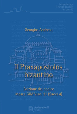 The Bible is often represented in church services by more manageable »lectionaries«. Traditionally they are divided into two volumes: one for the Gospels, the other for the Pauline and Catholic epistles and the Acts of the Apostles. In Greek, this book is known as the »Praxapostolos«. In terms of decoration it is less prominent than the Gospels, but in terms of content the Apostles’ Lectionary expands over time into a comprehensive handbook. It provides an incomparab- le wealth of information on the Scripture readings, chants, feast days, and special ceremonies of the Eucharistic liturgy, as celebrated by the Byzantine churches in the cycle of the year. In Hagia Sophia, the cathedral of the imperial city of Constantinople, a recension of the liturgical Praxapostolos was produced after the end of the Iconoclastic controversy. This lectionary gradually grew into its full form and spread, not without adaptation, to foreign dioceses. Within the group of such manuscripts, the best representative of the Constantinopolitan original is a codex from the 11th/12th century, probably made in Palestine, now kept in the State Historical Museum in Moscow. Its liturgical texts are ublished in full for the first time in this book, enriched with selected material from twelve other manuscripts of the same tradition. An irreplaceable source of knowledge of Christian worship in one of the most important and liturgically influential centres of Christianity is thus made available to the public. Georgios Andreou graduated from the Faculty of Theology of the Aristotle University of Thessaloniki and received his doctorate in Eastern Church Studies from the Pontificio Istituto Orientale in Rome. He currently works as a secondary school teacher in Cyprus.