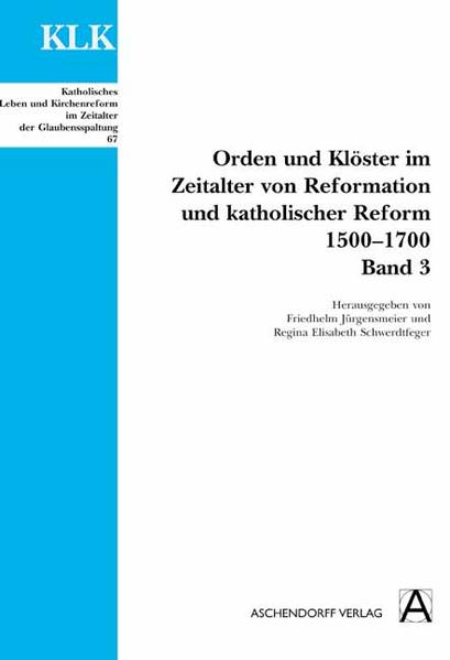 Im vorliegenden letzen Heft über die Orden werden die aus der regulierten Chorherrenbewegung im 12. und 13. Jahrhundert hervorgegangenen Prämonstratenser (Johannes Meier) und Augustiner-Chorherren (Franz Brendle und Annette von Boetticher), jeweils mit ihren weiblichen Zweigen, dargestellt, sodann als Zweige des Franziskanerordens die Franziskaner-Konventualen und Martinianer (Christian Plath), die Franziskaner-Observanten (Walter Ziegler) und die seit dem späten 16. Jahrhundert auch im Reich tätigen Kapuziner (Matthias Ilg) und schließlich drei Ordensgemeinschaften, die bereits vor der Reformation sehr geschwächt waren und durch die religiösen und konfessionellen Veränderungen im 16. Jahrhundert an den Rand ihrer Existenz gerieten, nämlich die aus der Eremitenbewegung hervorgegangenen und von den Bettelorden beeinflussten Wilhelmiten (Friedhelm Jürgensmeier), die benediktinisch-eremitisch ausgerichteten Cölestiner (Karl Borchardt) und die im Hospitalwesen tätigen Antoniter (Adalbert Mischlewski). Mit den von 27 Autoren erarbeiteten 31 Beiträgen in den drei Heften wird eine Fülle von Informationen und Fachwissen bezüglich der Geschicke und des Verhaltens der Orden und Klöster im deutschsprachigen Raum zu Beginn der Frühen Neuzeit geboten. Die 34 auf der gleichen Grundkarte basierenden graphischen Darstellungen ermöglichen einen raschen optischen Eindruck bezüglich der Ansiedlung, Anzahl und Veränderungen der einzelnen Orden und ihrer Niederlassungen. Auswahlbibliographien neuerer Fachliteratur ergänzen die Aufsätze. Die hier vorgelegten Ergebnisse bieten so Voraussetzung und Anregung für weitere vergleichende ordenshistorische Forschungen.