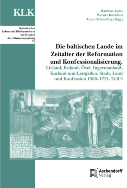 Im dritten Teil der baltischen Reihe zur Geschichte der Reformation und Konfessionalisierung stehen die Städte im Mittelpunkt. In den drei großen Städten Dorpat, Reval und Riga kam es schon früh in den 1520er Jahren zu evangelischen Bewegungen unter der Bürgerschaft und zu Stadtreformationen. Bilderstürme wiesen auf eine religiöse Radikalisierung unter den Stadtbewohnern hin. Durch die zunächst noch andauernde Landesherrschaft geistlicher Fürsten, dann die Zugehörigkeit des größten Teils der baltischen Lande zur polnisch-litauischen Rzeczpospolita und durch die nicht abreißende Kette von Kriegen verzögerte sich die durchgreifende Konfessionalisierung. Eine solche erfolgte im Sinne der lutherischen Orthodoxie erst im Rahmen des Schwedischen Reiches seit den 1620er Jahren. Das Luthertum prägte nachhaltig die religiöse Geschichte der Deutschbalten, Esten und Letten. Sonderwege beschritten Lettgallen (Polnisch-Livland) sowie Kurland und Semgallen-auch hinsichtlich eines gewissen konfessionellen Pluralismus. Ungeachtet der geographischen Lage am Rande des alten deutschen Sprachraums und an der Konfessionsgrenze zwischen Luthertum, Katholizismus und Orthodoxie nahmen die baltischen Lande aktiv an der kulturellen Entwicklung Europas und insbesondere des Ostseeraums teil. Sie blieben dabei geprägt von der Randlage mit ihrer multiethnischen Mehrsprachigkeit und einem Austausch der verschiedenen Nachbarn untereinander. Im Rahmen ihrer überwiegenden Zugehörigkeit zum Raum der lutherischen Konfessionskultur markierten die baltischen Lande zwar geographisch einen Rand und eine Grenzlage, hinsichtlich ihrer geistigen und kulturellen Dynamik waren sie jedoch keineswegs peripher.