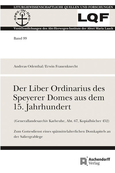 Die Geschichte des Gottesdienstes am Speyerer Dom erschließt sich durch den nun edierten Liber Ordinarius aus dem 15. Jahrhunderts. Als Regiebuch gibt er Hinweise zu den Prozessionen, dem Stundengebet sowie der feierlichen Messe des Domkapitels. Mit seinen Angaben zu den einzelnen Altären und ihren Heiligentiteln lässt sich ein theologisches Grundkonzept ausmachen, das in seinen Grundzügen auf Akzentsetzungen durch die Salier zurückgehen dürfte.