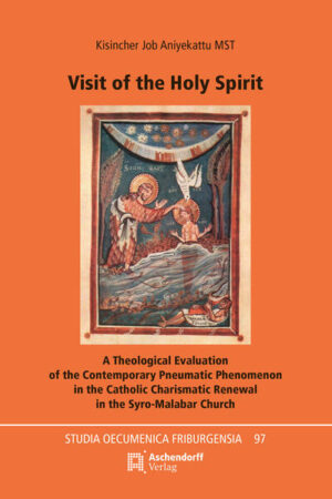 The book is the fruit of the doctoral research on the Holy Spirit’s powerful intervention in people’s lives called “Baptism in the Holy Spirit” in the contemporary Charismatic Renewal. Unlike other studies exclusively concentrated on Christians, it focusses on the experience in the Syro-Malabar Church and includes people of other faiths like Muslims and Hindus. In view of possible theological misunderstandings in the expression "Baptism in the Holy Spirit" the author suggests the new paradigm "Visit of the Holy Spirit", underlining the personal and personalizing work of God's Spirit on the individual, the ecclesial and the cosmic-universal level. This book contributes doctrinally, pastorally, ecumenically and missiologically to the interpretation of the pneumatological experience of the Church.
