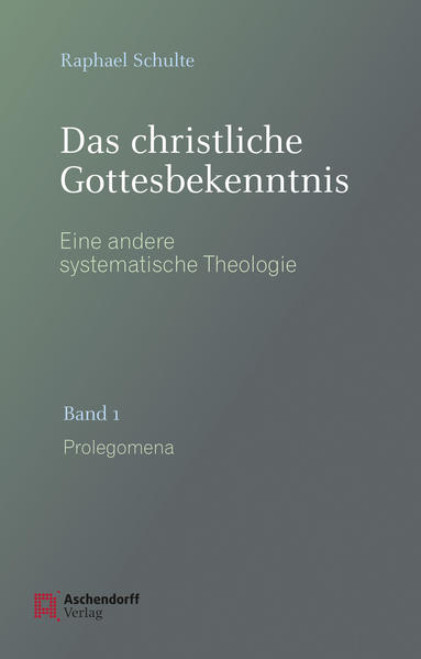 In der Heiligen Schrift hat Gott sich mit seinem ureigenen Wort und Werk zu sich-selbst bekannt, seinen ur-eigenen Namen, JHWH, allen und allem gegenüber genannt und er bleibt in seinem gegebenen Wort. Und eben dieses Bekenntniswort und sein Gehalt ist das, was christlich rechtens "Theologie-Rede von Gott" genannt wird. In diesem Sinne wird im vorliegenden Werk der gängige Ausdruck "Systematische Theologie" aufgegriffen. Der Ausdruck wird dabei jedoch in der strikt benannten Bedeutung von "Gottesbekenntnis" verwendet. Wenn der Titel des Werkes dabei von "einer anderen Systematischen Theologie" spricht, ist das nicht gegen vorliegende "Systematischen Theologien" -und davon gibt es viele-gemeint, die Titel will vielmehr auf die Eigenart des vorgelegten Versuchs hinweisen. Die im vorliegenden Band 1 dargebotenen "Prolegomena" dienen dazu, unsere Darstellungsweise insgesamt in ihrer eigenen Art aufzuzeigen, zu erklären und zu begründen.