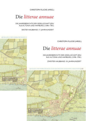 Jahr für Jahr haben die Jesuiten in Altona und Hamburg seit ihrer Ankunft 1598 bis 1781 Berichte für ihre Oberen über ihre Tätigkeit verfasst. Dazu waren sie durch ihren Orden, die Gesellschaft Jesu, verpflichtet. Ordensintern dienten diese Texte religiöser Erbauung, aber auch der Intensivierung des Austausches. Keineswegs stellten die Berichterstatter ihre Tätigkeiten unter den Scheffel. Die Leser der Quellenedition bekommen aus einer Perspektive von außen kulturgeschicht-liche Einblicke in Leben und Wirken der Jesuiten: Hier geht es um verschiedene Formen ihres kulturellen und religiösen Wirkens, um kontroverstheologisch zugespitzte Konflikte mit der lutherischen Mehrheitsgesellschaft und um Erfolge und Rückschläge bei der Wiedereinführung katholischer Kultur in Hamburg und Umgebung. Dabei wird deutlich, wie eine kulturell anders aufgestellte, ambitionierte Gruppe der Gegenreformation an der evangelisch geprägten Peripherie agierte. Überdies wird manches politische Ereignis in Hamburg in ein ganz neues Licht gerückt. Diese Edition wurde zum 350. Jubiläum der Stadtrechtsverleihung für Hamburg-Altona aus der Überlieferung des römischen Archivs der Jesuiten und aus den Beständen des Historischen Archivs der Stadt Köln neu zusammengestellt. Sie präsentiert die Texte in ihrem lateinischen Original und in einer deutschen Übersetzung. Mit der Veröffentlichung wird eine bedeutende und bislang kaum verfügbare historische Quelle für den Bereich der Frühen Neuzeit einer breiteren Öffentlichkeit zugänglich gemacht.