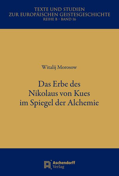 Nikolaus von Kues (1401-1464) gehört zu den bedeutendsten Gestalten in der intellektuellen Geschichte des 15. Jhs., dessen Erbe in der Forschungsliteratur eingehend aus unterschiedlichen Perspektiven untersucht worden ist. Doch finden sich nach wie vor einige spannende Themenfelder, die zwar an der Peripherie der Philosophie des deutschen Kardinals liegen, die jedoch für das Verständnis seines Denkens von Bedeutung sind, da sie die Grenzen seines Erbes neu zu begreifen erlauben. Zu solchen wenig erforschten Themenfeldern in der Cusanus-Forschung gehört die rätselhafte Kunst der Alchemie. Das vorliegende Buch von Witalij Morosow, das im Jahr 2016 als Manuskript im internationalen Wettbewerb den renommierten Helena Klotz-Makowiecki-Preis für wissenschaftliche Arbeiten zur Cusanus-Forschung erworben hat, stellt den ersten Vorstoß einer ausführlichen Untersuchung des cusanischen Erbes im Lichte der Geschichte der alchemistischen Naturphilosophie dar. Das Buch setzt sich mit den alchemistischen Handschriften aus dem Besitz des Nicolaus Cusanus auseinander und führt über seine Rezeption der Kunst der Umwandlungen zu den ersten alchemistischen Interpretationen der cusanischen philosophisch-theologischen Schriften und Konzepte von Intellektuellen der Frühen Neuzeit.