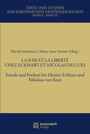 Meister Eckhart und Nikolaus von Kues sind beide als Denker der Freiheit bekannt. Gleichwohl existieren nur verhältnismäßig wenige Untersuchungen zu dieser Thematik. Der vorliegende Band wählt die Verbindung von Freiheit und Freude als Perspektive. Damit ist eine Verbindung gewonnen, welche sowohl für den Meister Eckharts mystisches Denken wie auch für die Anthropologie einer "viva imago Dei" des Nikolaus von Kues zentral ist. Insbesondere die jeweiligen Predigt-Werke von Eckhart und Cusanus stehen dabei im Mittelpunkt, aber der Band diskutiert auch Kontext und Rezeption dieses Freiheitsdenkens im Übergang von Mittelalter und Neuzeit. Der Band dokumentiert eine gleichnamige internationale Konferenz mit französischen, deutschen und englischen Beiträgen.