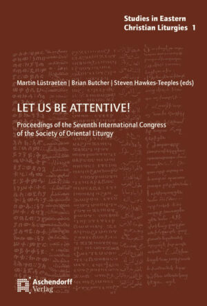The Society of Oriental Liturgy (SOL) is an international academic society dedicated to the scholarly study of the various Eastern Christian liturgical traditions and related fields in all its aspects and phases, including allied disciplines, and its multiple methodologies. By this it unites scholars from all denominations. This volume comprises sixteen selected papers from the Seventh Congress held in July 2018 in Prešov, Slovakia, on very diverse traditions: Armenian, Byzantine, Koptologie, Ethiopian, Georgian, and Syriac, across a wide range of countries and cultures. The authors study inter alia the texts of liturgical services, the genesis of liturgical books, their translations and adaptations, liturgical theology, architecture, liturgical history, and allusions to liturgy in popular literature. The papers discuss both the historical practice of diverse Eastern Churches and the current situation. Thus, the present collection of articles shows clearly the progress made in an attractive field of research.