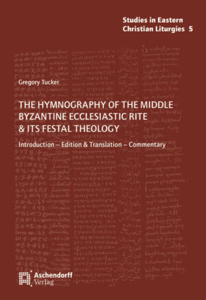 How do liturgies fashion and communicate theology? With the Ecclesiastic Rite of Constantinople—once celebrated not only in the city’s Great Church (Hagia Sophia) but in churches throughout the Byzantine world—as evidence, this study demonstrates that hymnography offers one avenue by which to approach this question and, thus, one of the most important points of direct access to liturgical theology. The volume presents, firstly, a comparative edition of the corpus of Greek hymns found in the oldest witnesses to this Middle Byzantine “cathedral” or “asmatic” patriarchal liturgical tradition, together with an English translation. It situates the hymns in their historical and liturgical contexts and reassesses the relationship between the earliest manuscript sources. Secondly, it offers a commentary on twenty exemplary troparia for the highest feasts of the liturgical year, setting them within a heortological, ritual, and literary frame of reference. The systematic analysis of the living hymn texts shows that they are part of an ancient Christian textual world fundamentally characterised by diverse receptions of biblical texts and themes. This work closes a gap in research in historical and theological liturgical studies and Byzantine literary history, renders accessible an important but hitherto neglected corpus of Greek Christian hymns, and lays the textual ground for numerous future studies.