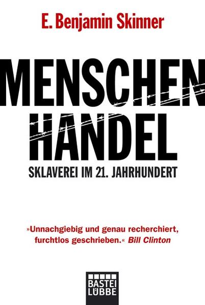 Nie gab es mehr Sklaven als heute: 27 Millionen Menschen Steinbruchsklaven, Kinder in der Textilindustrie und Zwangsprostituierte - obwohl offiziell abgeschafft, blüht der Menschenhandel überall auf der Welt. Auch im 21. Jahrhundert hat dieses Thema nichts an Aktualität und Brisanz verloren. E. Benjamin Skinner hat Schleusernetzwerke infiltriert, Kinderhändler getroffen und mit Opfern gesprochen. Herausgekommen ist ein ebenso mutiger wie erschütternder Bericht, der die Schicksale einzelner Opfer beschreibt und die globalen Verstrickungen im Menschenhandel aufdeckt.