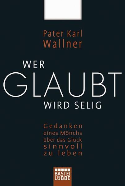 Warum läuft mein Leben so schnell? Ist der Weg tatsächlich schon das Ziel? Hat mein Leben einen Sinn?Auf diese Urfragen des Menschen gibt es viele Antworten. Doch was sagt einer, der selbst schon fast drei Jahrzehnte als Mönch in einem katholischen Kloster lebt - und davon überzeugt ist, für sich das große Glück und den letzten Sinn gefunden zu haben? Pater Karl Wallner ist Theologe, Seelsorger und Pressesprecher des Zisterzienserklosters Stift Heiligenkreuz. In diesem Buch führt er uns überraschend offen in das Innenleben eines tiefgläubigen Mönchs und berichtet authentisch, charmant und humorvoll über das Abenteuer seiner Lebensform und sein persönliches Lebensglück.