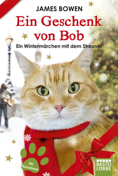 Eine zauberhafte Geschichte von Bob, dem Streuner Der Winter 2010 ist ungewöhnlich hart in England. Im Dezember gibt es heftige Blizzards, selbst in London liegt Schnee und es ist bitter kalt- schlechte Voraussetzungen für einen Straßenmusiker! Schon bald wird das Geld knapp. Während die Londoner hektisch und spürbar in Feierstimmung durch die vorweihnachtlich erleuchtete Innenstadt hasten, ringt James um seine Einkünfte, um wenigstens Strom und Gas zu bezahlen. Ganz zu schweigen von Weihnachten, das er eigentlich noch nie mochte. Er ist der Verzweiflung nahe, doch wie so oft wird Bob ihn überraschen... Der Bestseller "Bob, der Streuner" über den ehemals obdachlosen James Bowen und seinen anhänglichen Kater Bob hat bereits Millionen von Leser begeistert und berührt. Auch in dieser Weihnachtsgeschichte zeigt das Gespann, was wahre Freundschaft bedeutet.