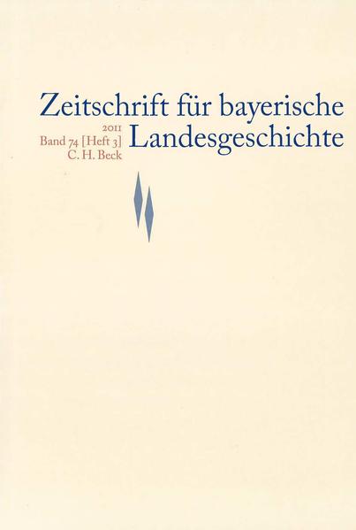 Zeitschrift für bayerische Landesgeschichte Band 74 Heft 3/2011 | Bundesamt für magische Wesen