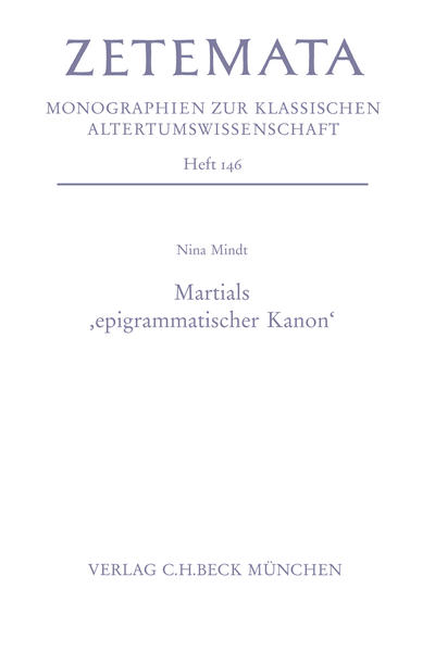 Martials 'epigrammatischer Kanon' | Bundesamt für magische Wesen