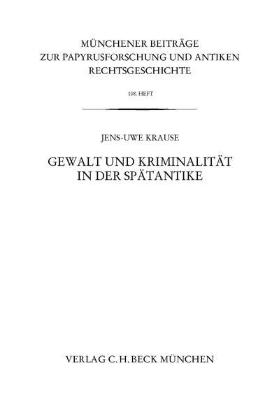 Gewalt und Kriminalität in der Spätantike | Bundesamt für magische Wesen