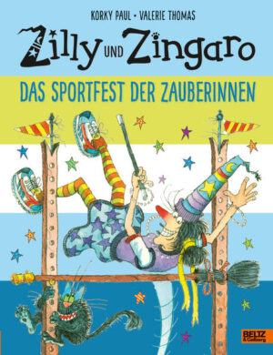 Zilly und ihr Kater Zingaro treten an bei dem großen Sportfest der Zauberinnen: Hochsprung, dreibeiniges Wettrennen, Eierlauf und Katzen- Wettklettern gehören zu den Disziplinen. Die gefürchtetste aller Disziplinen ist der Besenstiel- Hindernisflug, den Zilly dieses Jahr unbedingt gewinnen möchte! Trotz vieler Zauberkräfte ist es ein fairer Wettkampf. Eins ist sicher, alle Zauberinnen und Katzen haben einen Riesenspaß! 35 Jahre Zilly und Zingaro: Das sind turbulente Vorlesegeschichten rund um Zauberin Zilly und ihren Kater Zingaro.