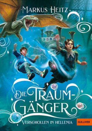 Finn und Sanja suchen fieberhaft nach Sanjas Eltern. Sie ignorieren die Warnung des Professors und benutzen die defekte Traummaschine: Mit fatalen Folgen. Finn und Sanja werden ins Traumland Hellenia katapultiert, wobei ihre Traumsteine zerbrechen. Jetzt können sie nicht mehr zurück! Hilflos hoffen sie auf den Professor doch der hat andere Sorgen: Die Traummaschine zieht bedrohliche Wesen in die Realität. Die Menschen in Buchstrand schweben in größter Gefahr! Das zweite spannende Abenteuer der »Traumgänger«, von Bestseller-Autor Markus Heitz einfach magisch erzählt auch für Kinder, denen das Lesen noch nicht leichtfällt.