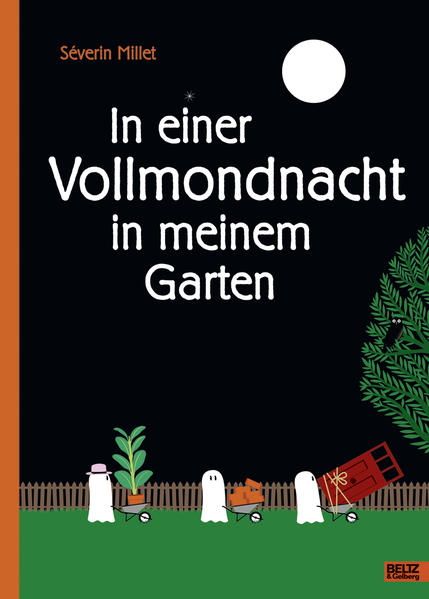 Es ist Vollmond und im Garten spielen sich die merkwürdigsten Dinge ab! Da werden Rohre verlegt, Häuser gebaut, Dächer gedeckt und Elefanten gepflegt. Aber alles nur für eine Nacht. Dieses einzigartige Wimmelbuch spielt im Schutz der Dunkelheit. Heimlich, still und leise erscheint ein Gespenst nach dem anderen. Alle zusammen beginnen, zwei Häuser zu bauen und dort einzuziehen, als die Häuser fertig sind. Sie musizieren, machen Yoga, duschen oder essen Eis … Am Ende verbeugen sich alle, es gibt Konfetti und Applaus, aber dann wird eilig wieder alles abgebaut und als wäre nichts gewesen, liegt die Wiese in der Morgensonne.