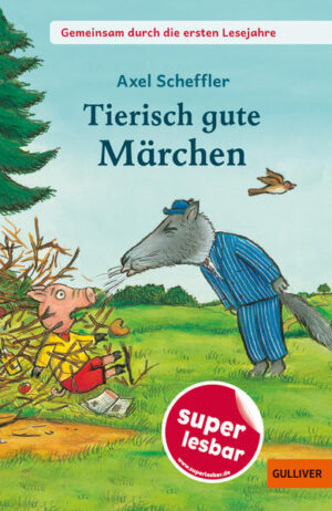 super lesbare Bücher für die ersten Lesejahre - jetzt auch aus der Märchenwelt von Axel Scheffler! Dieses super lesbare Buch enthält die vier berühmten Märchen »Die drei kleinen Schweinchen und der böse Wolf«, »Hase und Igel«, »Der gestiefelte Kater« und »Die drei Wünsche« - illustriert von Axel Scheffler. Leicht gekürzt und überarbeitet und ideal, um sie abwechselnd Stück für Stück zu lesen - das garantiert schnelle Leseerfolge und gemeinsamen Lesespaß! Eine Märchen-Sammlung für Leseanfänger:innen mit - kurzen Kapiteln - lesefreundlicher Schrift - vertrauten Wörtern - vielen Dialogen - einer zugänglichen Gestaltung