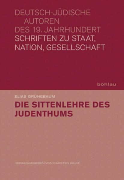 Der Landauer Rabbiner Elias Grünebaum wurde zu seiner Studie über die gemeinsame jüdisch-christliche Vergangenheit durch das deutsch-jüdische Projekt einer pluralistischen Gesellschaft angeregt. In der systematischen kirchlichen Verunglimpfung des Judentums als gewissenlose Zeremonialreligion liegt für ihn die Wurzel aller Vorurteile gegenüber den Juden. Im Einspruch gegen das Pharisäerbild theologischer Lehrbücher beschreibt Grünebaum die Entfaltung universalethischer Prinzipien im biblischen und antiken Judentum sowie ihren prägenden Einfluss auf die Lehre Jesu. Daraus entsteht eine Genealogie der Moral, die den gleichberechtigten Anteil beider Religionen an den Werten Europas einfordert. Die im Kaiserreich aufgeflammte judenfeindliche Agitation veranlasste Grünebaum zu einer stark erweiterten Neuauflage seiner „Sittenlehre“. Das Werk, dessen Textgeschichte die Edition transparent macht, bezeugt und kommentiert jene Dekade, in der christliche Talmudfeinde der Rassenideologie den Boden bereiteten.