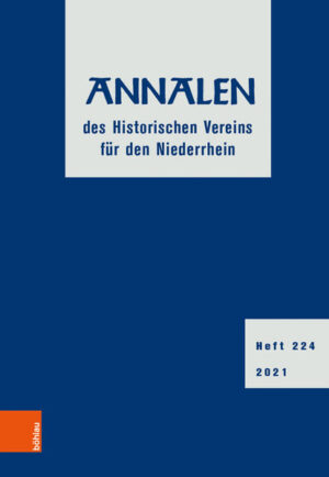 Annalen des Historischen Vereins für den Niederrhein 224 (2021) | Bundesamt für magische Wesen
