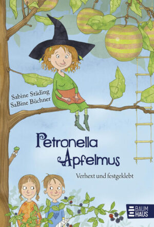 Petronella Apfelmus ist eine Apfelbaumhexe, und ganz standesgemäß wohnt sie in einem Apfel. Hier genießt sie die Ruhe bis eines Tages Familie Kuchenbrand mit den neugierigen Zwillingen Lea und Luis in das benachbarte Müllerhaus einzieht. Mit allerlei Hexenspuk versucht Petronella anfangs, die Mieter zu vertreiben. Doch eines Tages stehen die Kinder plötzlich in ihrem Wohnzimmer und erstaunt stellt die kleine Hexe fest, dass ihr die beiden sogar gefallen ... Mit zahlreichen Schwarz- Weiß Illustrationen von SaBine Büchner