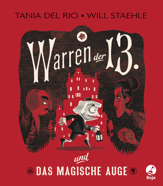 Dürfen wir vorstellen? Warren, der Dreizehnte: Er ist Page, Handwerker, Kammerjäger, Schornsteinfeger und Laufbursche zugleich. Und das in einem alten Familienhotel mit vielen dunklen Ecken, verwinkelten Korridoren und ungelüfteten Geheimnissen. Vielleicht ist es sogar der Ort, an dem das sagenumwobene Magische Auge versteckt ist? Auf diesen Schatz hat es nicht nur Warrens fiese Tante Annaconda abgesehen, sondern bald auch das ganze Nachbardorf. Warren setzt alles daran, das Auge als Erster zu finden, doch vorher muss er einige wichtige Dinge klären: Welches seltsame Wesen lauert im Heizungskeller? Wer ist dieses geisterhafte Mädchen, das im Irrgarten herumschleicht? Und warum ist der einzige Hotelgast wie eine Mumie in Bandagen gewickelt? Eine wunderbar gruselige Geschichte voller Rätsel, Geheimcodes und schaurig schöner Bilder