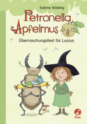 Die kleine Hexe Petronella Apfelmus möchte ihren besten Freund Lucius zum Geburtstag überraschen. Dafür plant sie ein Fest in ihrem Garten. Alle sollen kommen: die Zwillinge Lea und Luis Kuchenbrand genauso wie die Apfelmännchen. Und noch viele mehr. Doch gerade als Petronella für den Käfer ein Geschenk zaubern möchte, verhaspelt sie sich. Wer kann ihr jetzt bloß helfen? Petronella Apfelmus zum Selberlesen mit großer Schrift und einfachem Satzbau Fröhlich und bunt illustriert von SaBine Büchner