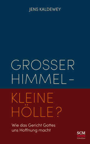 Christen glauben an einen barmherzigen Gott. Die Bibel spricht andererseits aber auch von der Hölle und Verlorenheit. Kann beides gleichzeitig stimmen? Und was sollen wir über unsere Freunde denken, die (noch) keine bewussten Christen sind? Müssen wir hinnehmen, dass Gott zum Schluss nichts von ihnen wissen will? Jens Kaldewey befragt die Bibel zu diesem Thema und macht überraschende Entdeckungen. Er verabschiedet sich nicht von einem richtenden Gott zeigt aber, dass Christus weit mehr Menschen mit Gott versöhnt, als Fromme manchmal glauben.