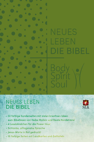 Zu einer Beziehung mit Gott gehört unbedingt auch das Lesen der Bibel dazu. Doch wo fängt man an, wie findet man sich zurecht? Für alle, die neugierig auf das Wort Gottes sind, bietet der 40-seitige Sonderteil von Heike Malisic und Beate Nordstrand einen Jahres-Bibelleseplan sowie viele hilfreiche Ideen für die Beschäftigung mit der Heiligen Schrift. Zum Beispiel die Power Hour, bei der man vier Bibelstellen liest, je einen Gedanken notiert und dann einen Brief von Gott an sich schreibt.