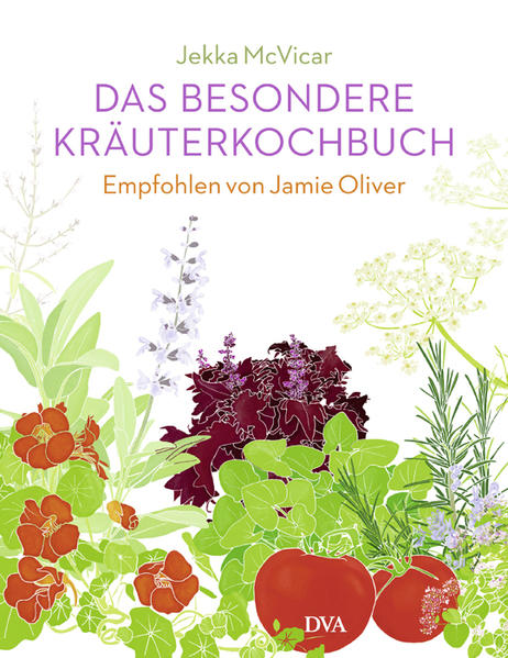 Alles über Küchenkräuter - und die besten Rezepte Schon mal Ringelblumen-Lorbeer-Creme probiert? Oder gegrillten Lachs mit Kapuzinerkresse-Butter? Und wissen Sie, wie man Schnittlauch für den Winter haltbar macht? In diesem Buch verrät die Kräuterexpertin Jekka McVicar alles über ihre 50 Lieblingskräuter: Dazu gehören bekannte Arten wie Petersilie und Rosmarin, aber auch Exoten wie Curryblätter oder Vietnamesischer Koriander. Jedes Kraut wird ausführlich vorgestellt, mit Wissenswertem zu Anzucht, Pflege und Ernte, verfügbaren Sorten, kulinarischen Besonderheiten sowie medizinischen Eigenschaften. Darauf folgen zahlreiche Rezepte - für herzhafte Gerichte, Desserts und Gebäck, aber auch erfrischende Getränke -, die Lust machen, mit Kräutern zu kochen, zu backen und neue Ideen auszuprobieren. So spannend und vor allem schmackhaft kann es sein, Kräuter in allen Kombinationen zu genießen. • Alles Wissenswerte über Küchenkräuter von Anis-Ysop bis Zitronengras • Mit über 250 originellen Rezepten und Kultivierungstipps • Liebevoll gestaltet und illustriert von der Tochter der Autorin, Hannah McVicar Ausstattung: Mit 128 farbigen Zeichnungen