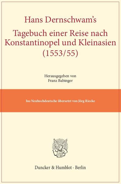 Das Reisetagebuch von Hans Dernschwam (1494–1568) war über Jahrhunderte nur in handschriftlichen Kopien bekannt, bis die Urschrift Ende des 19. Jahrhunderts entdeckt wurde. Der Orientalist Franz Babinger (1891–1967) gab Dernschwams Reisebericht 1923 im Auftrag der Fugger-Stiftung heraus. Da sich eine jede Sprache fortwährend wandelt, entfernen wir uns mit jedem Tag weiter vom Sprachgebrauch der deutschen Sprache des 16. Jahrhunderts. Jörg Riecke hat nun Dernschwams Reisetagebuch ins Neuhochdeutsche übersetzt und bewahrt hierdurch die vielfältigen kulturgeschichtlichen Feststellungen, aber auch wirtschaftsgeschichtlichen Beobachtungen des Humanisten Dernschwam. Leseprobe aus der frühneuhochdeutschen Urschrift: »In dissem nachtleger haben wjr ein newe weyber tracht gesehen. Die weyber haben nicht schlayer wie in andern landen auff dem landt, sunder ein wydersinige tracht auff dem hawpt, wie ein vmbkerthe schussel. Ist vnden an dem haupt also weit, als an das hawpt mag gehen, vnd vbersich weith, vngeuarlich also. Das ein kron mag genent werden, so man noch in Behem vnd zw Vngern an vjll orthen vnder dem adell tragen het, von perlen, wie ich vjll gesegen. Aber diser armer bulgarischen pawersleut seind mit allerley glaswergk kernern geschmugt.«