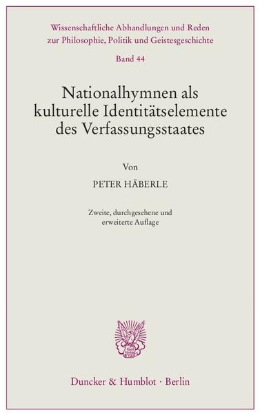Nationalhymnen als kulturelle Identitätselemente des Verfassungsstaates. | Bundesamt für magische Wesen