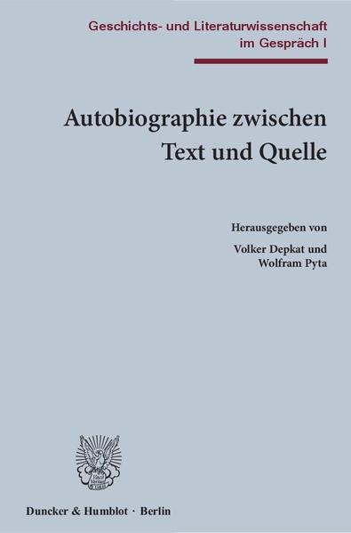 Autobiographie zwischen Text und Quelle. | Bundesamt für magische Wesen