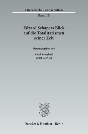 Edzard Schapers Blick auf die Totalitarismen seiner Zeit. | Bundesamt für magische Wesen