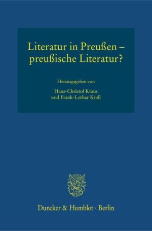 Literatur in Preußen  preußische Literatur? | Bundesamt für magische Wesen