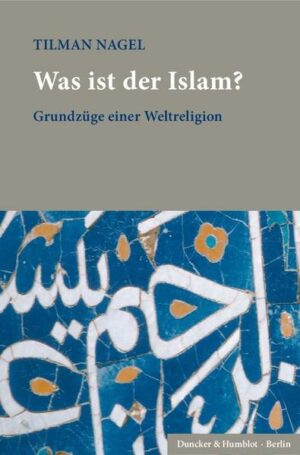 »What Is Islam?« Usually Islam is considered as a plurality of tenets that can hardly be summed up in a coherent system. In opposition to this thesis, Nagel argues that Islam emerges in late antiquity as an independent and clearly defined religious faith rejecting the core of Christianity. Allah is the omnipotent Lord who is continuously involved in mundane affairs leaving to humankind no place for self-determined activities. Nagel analyses the outlines of nascent Islam and then deals in great detail with the social and political consequences ensuing from the message of the prophet Muhammed. Finally he tackles the problems of a sober appraisal of Islam Europe has met with since the days of Enlightenment.