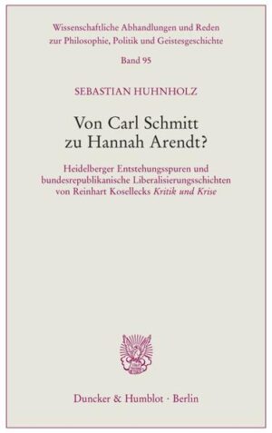 Von Carl Schmitt zu Hannah Arendt? | Bundesamt für magische Wesen