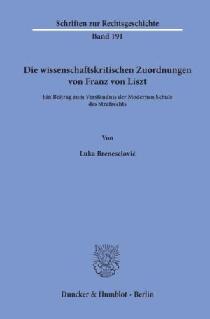 Die wissenschaftskritischen Zuordnungen von Franz von Liszt. | Bundesamt für magische Wesen