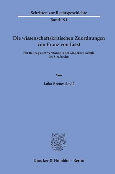 Die wissenschaftskritischen Zuordnungen von Franz von Liszt. | Bundesamt für magische Wesen